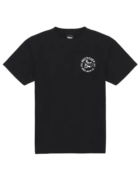Roeg Pepper Black Heavyweight Cotton T-Shirt