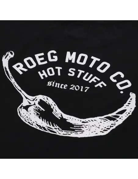 Roeg Pepper Black Heavyweight Cotton T-Shirt