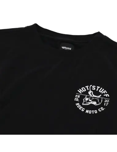 Roeg Pepper Black Heavyweight Cotton T-Shirt