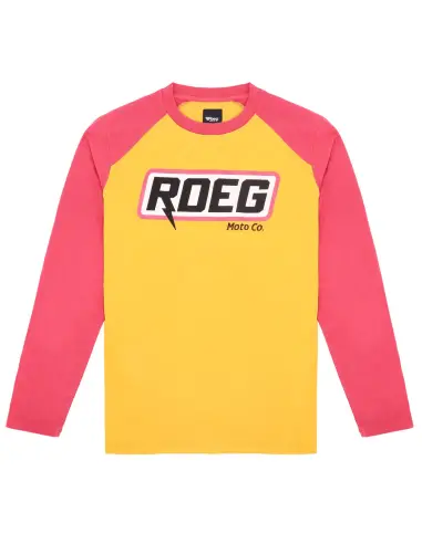Camiseta Manga Larga Roeg Ricky Amarillo Rojo