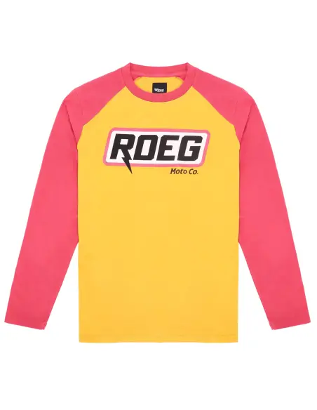 T-Shirt Manches Longues Roeg Ricky Jaune Rouge