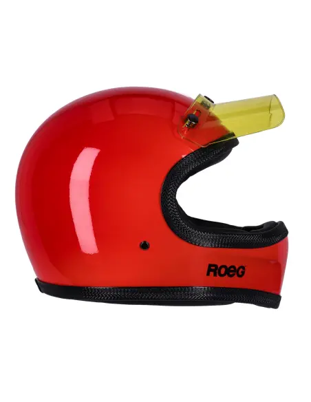 Viseira Roeg Sonny Amarela para Capacete Peruna