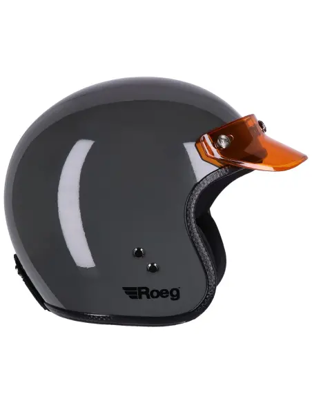 Viseira Translúcida Laranja Roeg para Capacete Jett