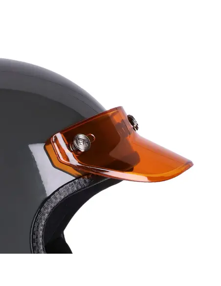 Viseira Translúcida Laranja Roeg para Capacete Jett