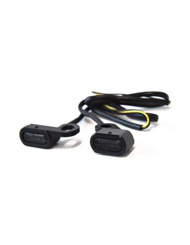 Comprar Intermitentes De Maneta Negros Ahumados Para Sportster 14-Up a precio de oferta