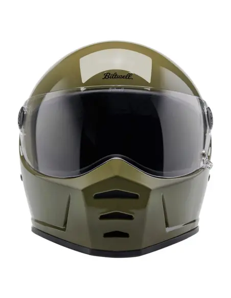 Biltwell Lane Splitter Helmet Olive green