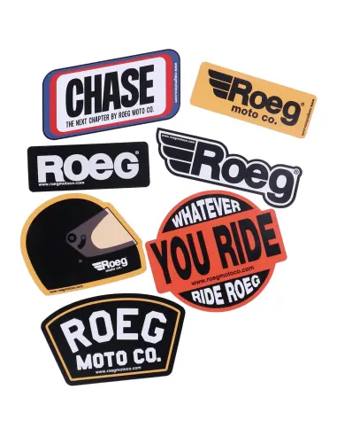 Pack de Pegatinas Roeg para Moto y Garaje