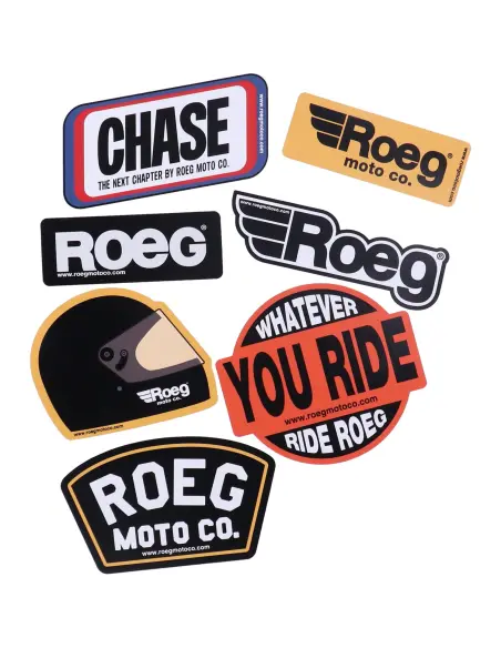 Pack d’Autocollants Roeg pour Motos et Garages