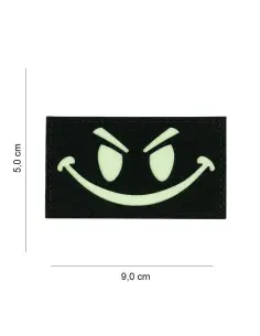 Patch Evil Smiley Glow Army Surplus