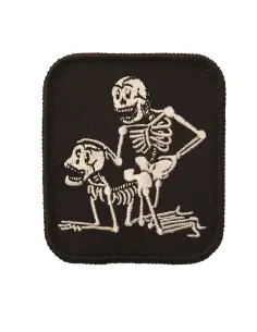 Patch Due Scheletri Army Surplus 6,6 x 7,8 cm
