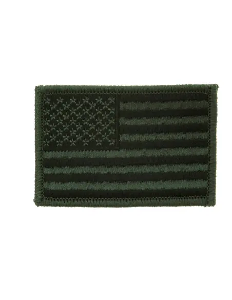 Écusson Drapeau USA Subdued Army Surplus 5 x 7,7 cm