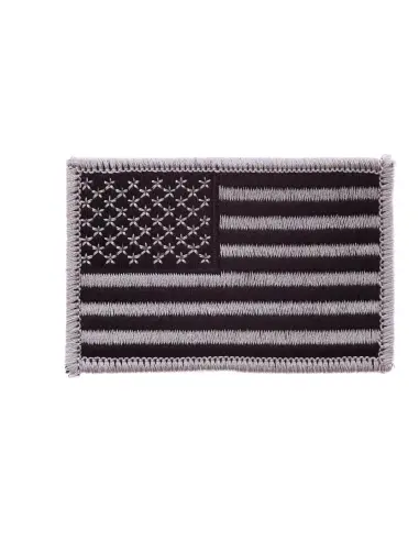 Parche Bandera USA Plateada Army Surplus