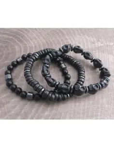 Pack 3 Calaveras de Piedra Amigaz con Hematite