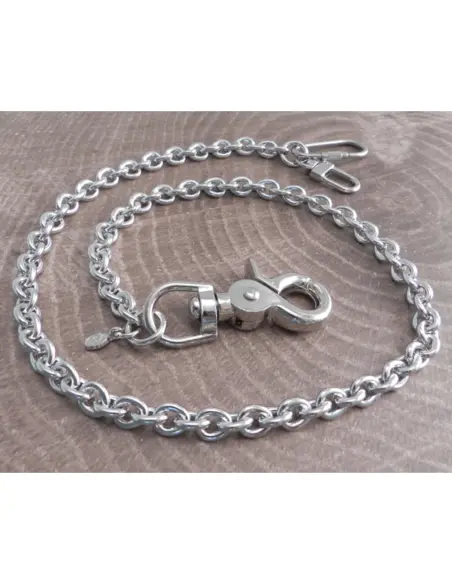Amigaz Ink Chrome Wallet Chain 16 Inches