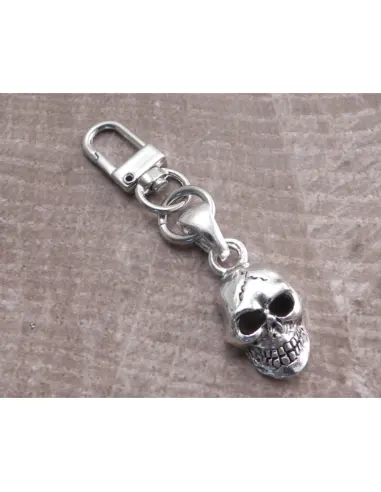 Portachiavi Amigaz Skull XL con clip Bullnose