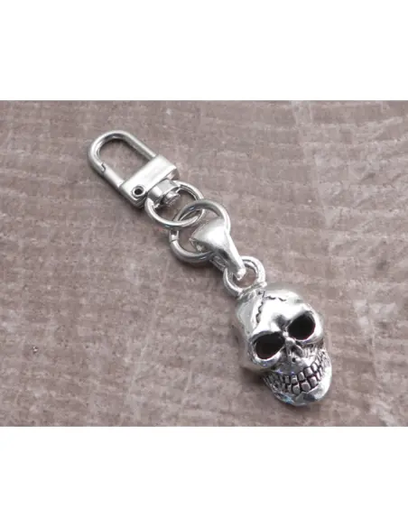 Portachiavi Amigaz Skull XL con clip Bullnose