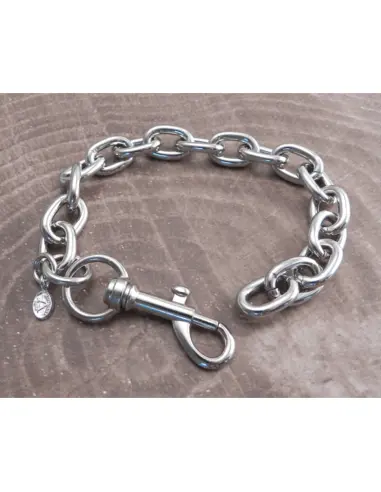 Amigaz Chrome Teardrop Link Chain Bracelet