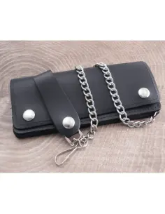Portafoglio Amigaz con Catena da 7 Pollici Nero