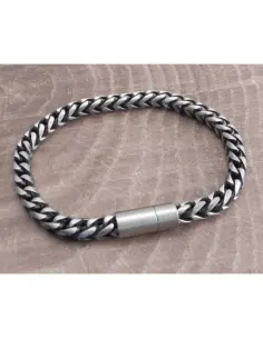 Bracciale magnetico Amigaz Franco in acciaio 6 mm
