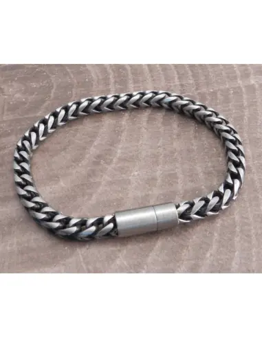 Pulsera Magnética Amigaz Franco de Acero 6 mm
