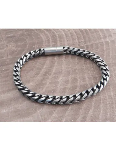 Pulsera Magnética Amigaz Franco de Acero 6 mm