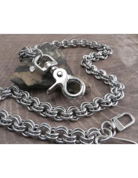 Amigaz 22-Inch Double-Ring Wallet Chain