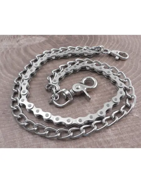 Amigaz Silver Double Wallet Chain