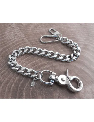 Amigaz Cut Leash 8-Inch Key and Wallet Chain