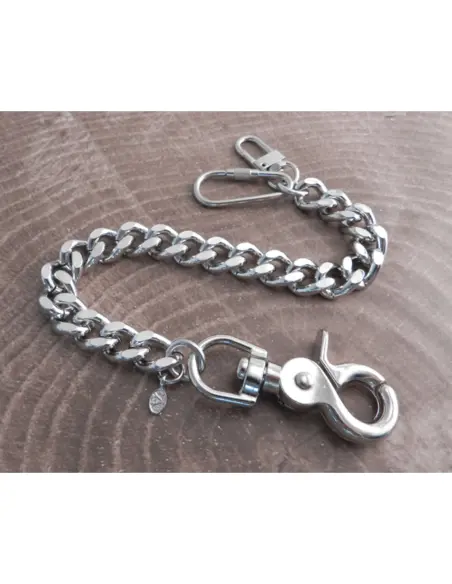 Amigaz Cut Leash 8-Inch Key and Wallet Chain
