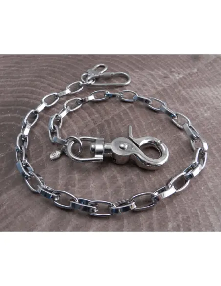 Amigaz Chrome 16-Inch Wallet Chain