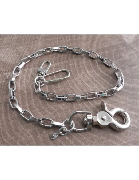 Amigaz Chrome 16-Inch Wallet Chain