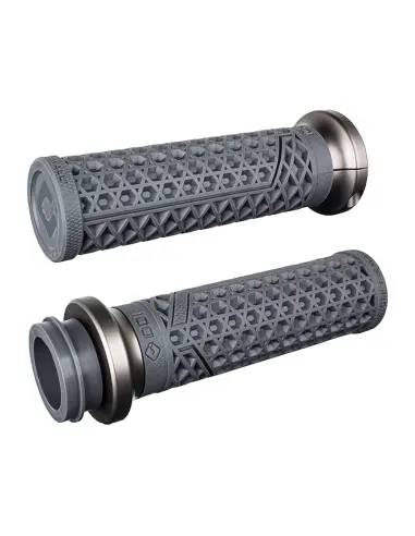 ODI Vans Lock-On Graphite Grips for Harley E-Throttle