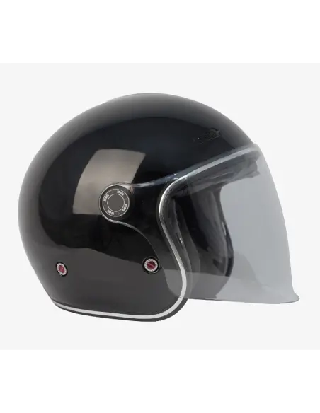 BYCITY Metropolitan Black Shiny Helmet ECE 22.06 | Iguana Custom