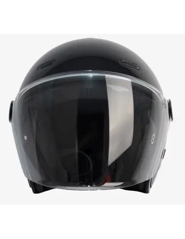 Casco BYCITY Metropolitan Nero Lucido ECE 22.06 | Iguana Custom