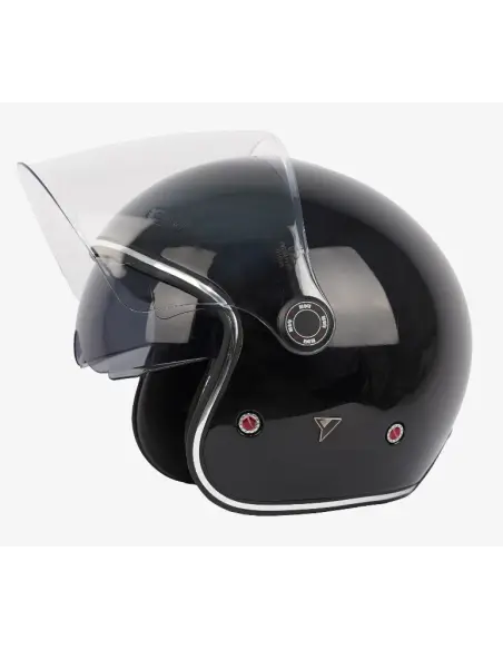 BYCITY Metropolitan Black Shiny Helmet ECE 22.06 | Iguana Custom