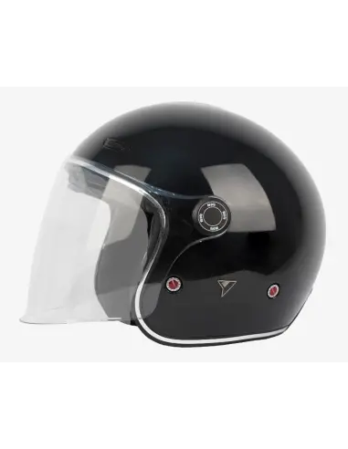 BYCITY Metropolitan Black Shiny Helmet ECE 22.06 | Iguana Custom