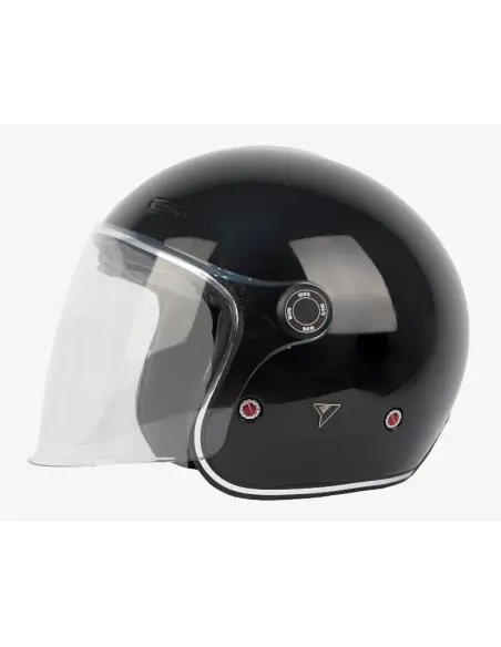 Casco BYCITY Metropolitan Black Shiny ECE 22.06 | Iguana Custom