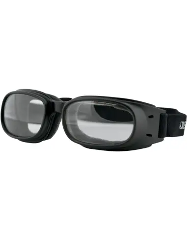 Bobster Piston Matte Black Goggles with Clear Lens