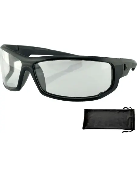 Lunettes Bobster AXL Noires avec Verre Transparent