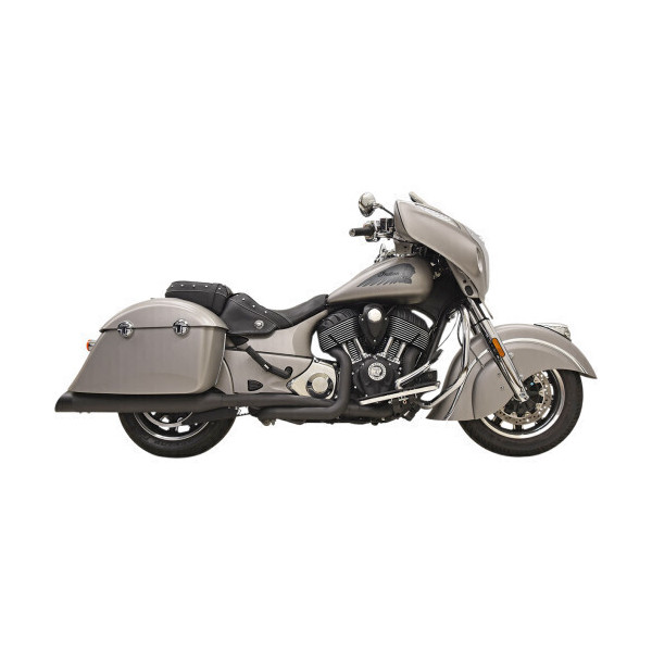 ESCAPES TRUE BLACK DUALS FOR INDIAN CHIEFTAIN 14-UP