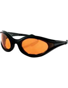 Bobster Foamerz Black Sunglasses with Amber Lens