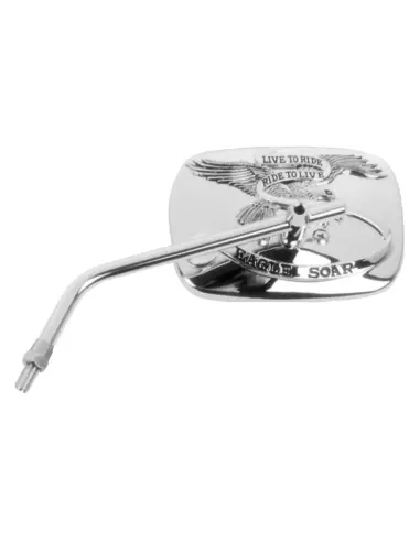 Retrovisor HIGHSIDER Eagle Spirit Cromo M10 Universal