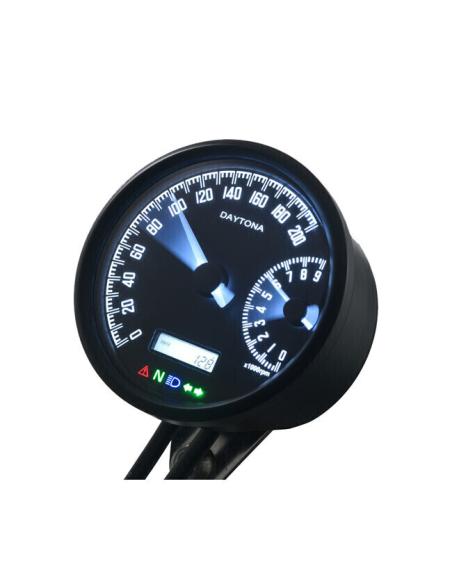 VELONA NOIR KILOMÉTRAGE ET RÉVOLUTIONS COMPTEUR NOIR
