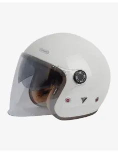 Casco BYCITY Metropolitan Pearl White ECE 22.06 | Iguana Custom