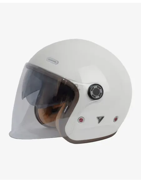 Casco BYCITY Metropolitan Pearl White ECE 22.06 | Iguana Custom