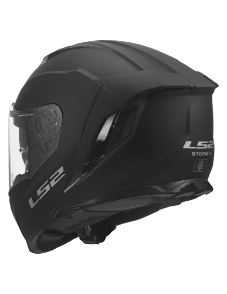Casco LS2 Storm III Negro Mate ECE 22.06 | Iguana Custom