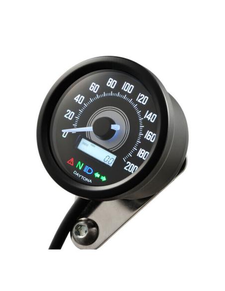 Comprar Cuenta Kilometros Con Indicadores Velona Negro - 200Kmh a precio de oferta