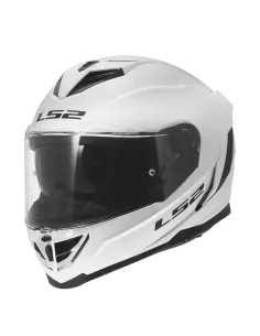 Casco LS2 Storm III Bianco Lucido ECE 22.06 | Iguana Custom