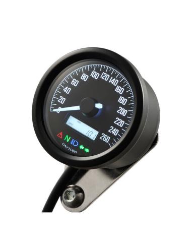 Comprar Cuenta Kilometros Con Indicadores Velona Negro - 260Kmh a precio de oferta