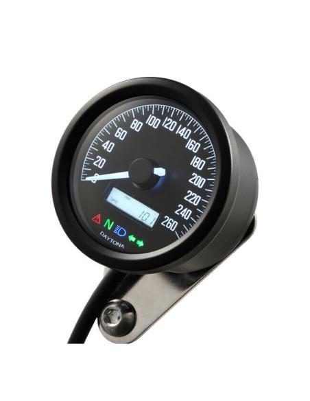 Comprar Cuenta Kilometros Con Indicadores Velona Negro - 260Kmh a precio de oferta